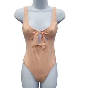 RHYTHM. Gidget One Piece Swimsuit in Apricot